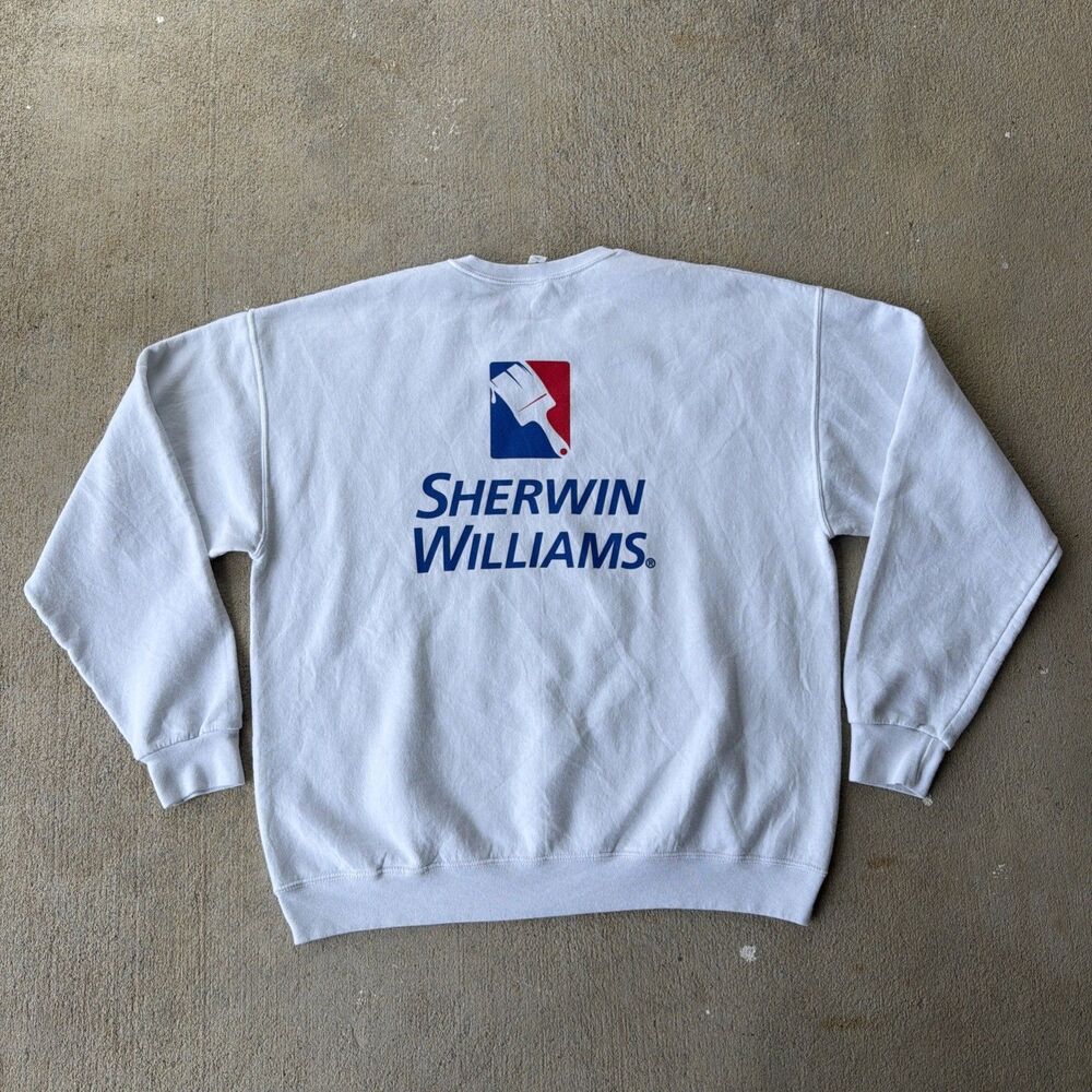 Sherwin Williams Painting Graphic Crewneck Sweatshirt Men’s Size XL